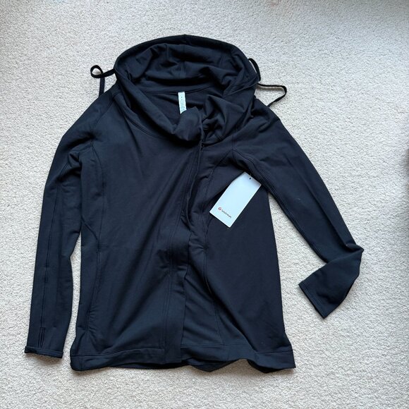 lululemon NWOT never worn Black Jacket wrap jacket - Picture 1 of 5